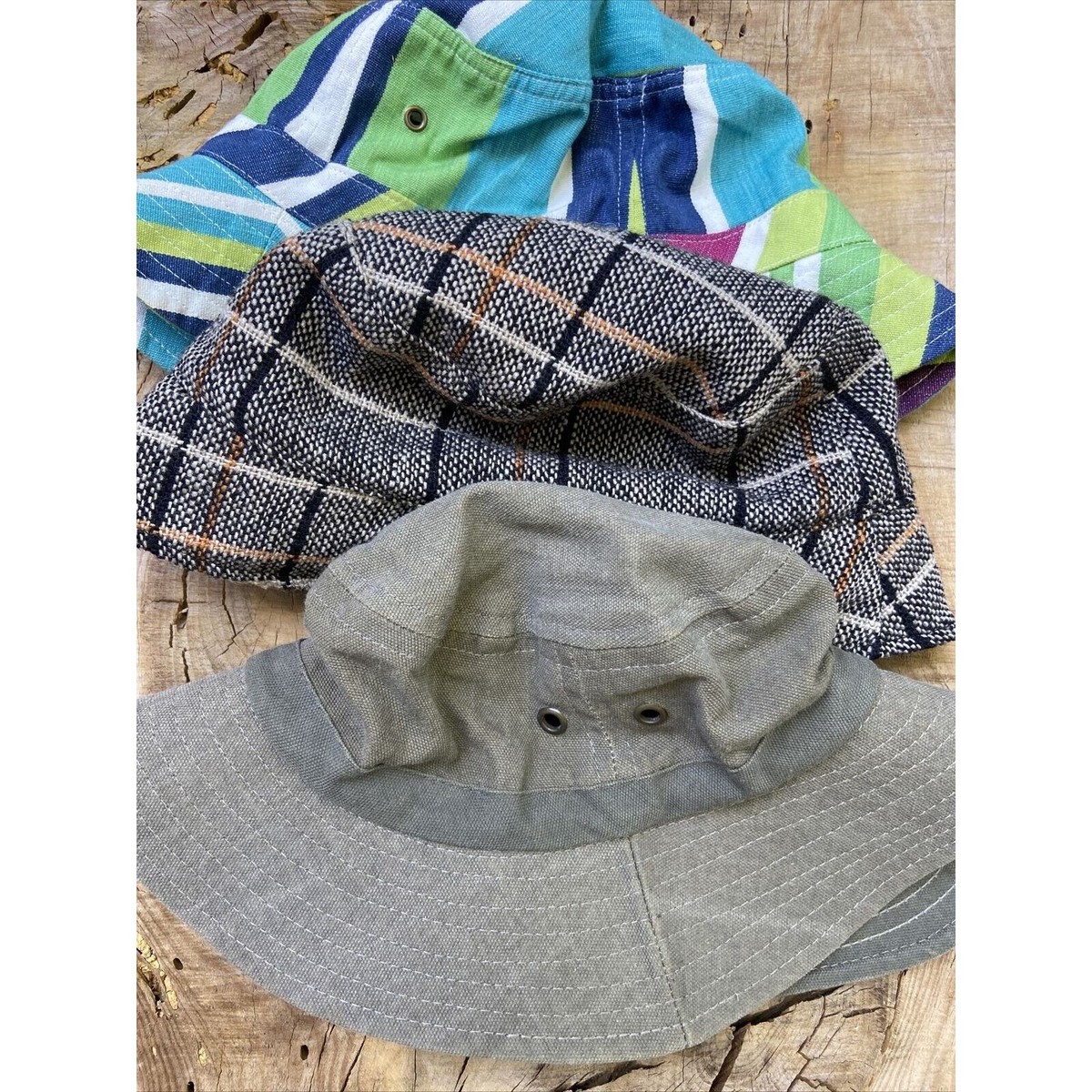 Orvis USA 1980s Dark Green Fishing Bucket Hat Size S/M Small  display picture 1