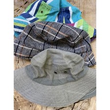 Orvis USA 1980s Dark Green Fishing Bucket Hat Size S/M Small to Medium Vintage