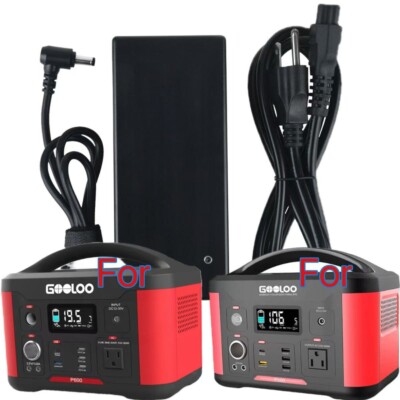  AC Adapter For Gooloo Discovery P500 P600 500W 520wh 600W 626wh Portable Power