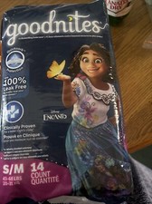 4 Packs Of 14 Goodnites Girls' Nighttime Bedwetting Underwear, S/M 43-68 Lbs ,