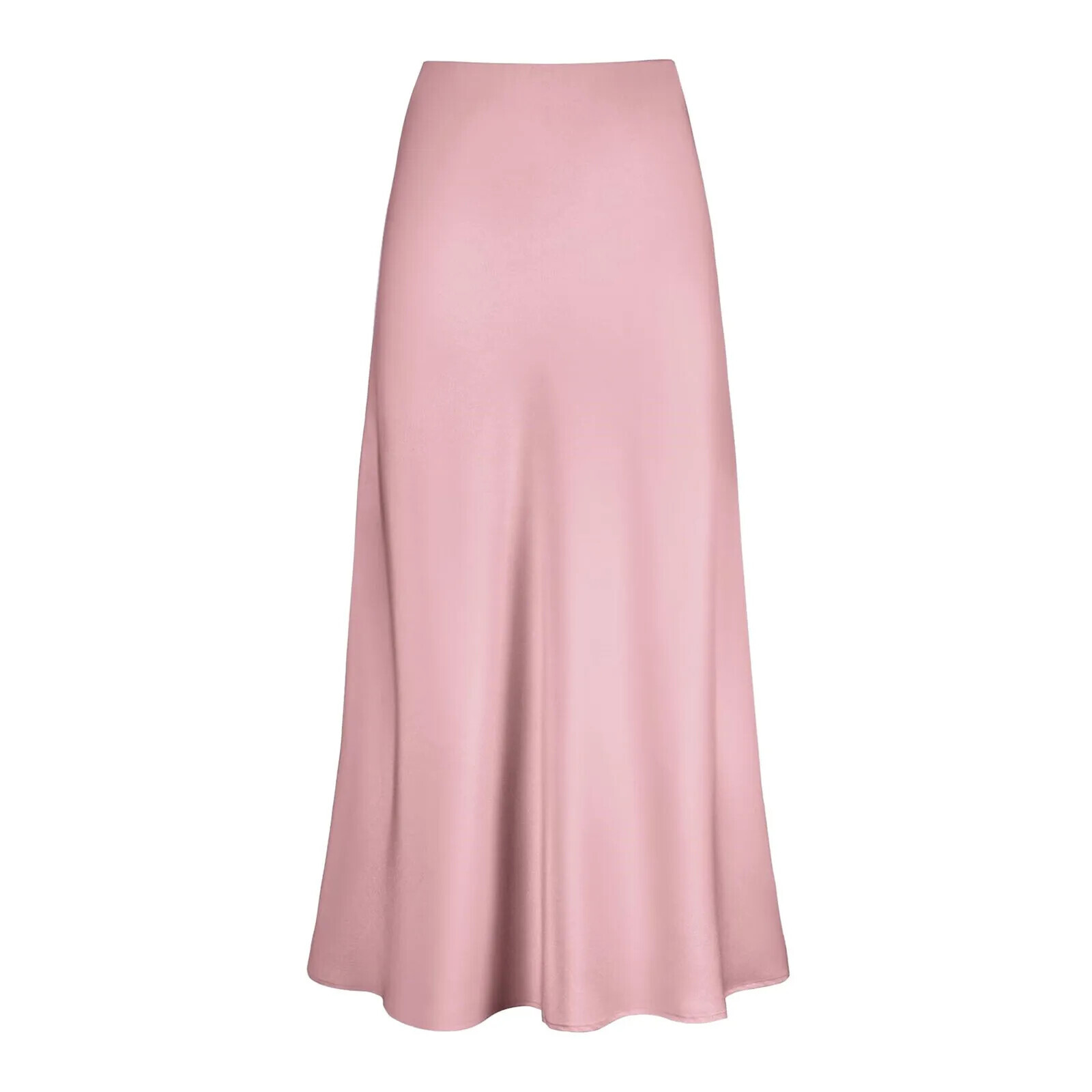 Light Purple Elegant Skirt Women's Bag Hip Ruffle Swing Pleated Long Skirt
