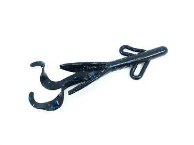Get Bit Baits X Viper Tackle Salty Hog Soft Bait 4'', Black Blue Color - 5 Pack