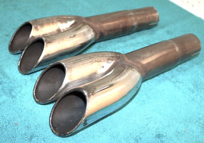 NOS 1967-69 Ford Mustang GT Mach 1 Exhaust Tips C9zz-5255-c for