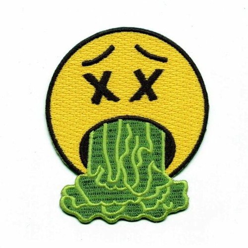 Sicko Mode Puke Emoji Logo Embroidered Iron On Patch For Sale Online Ebay