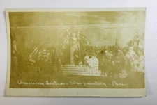 RPPC American Section War Painting Navy Military Paris Postcard P182