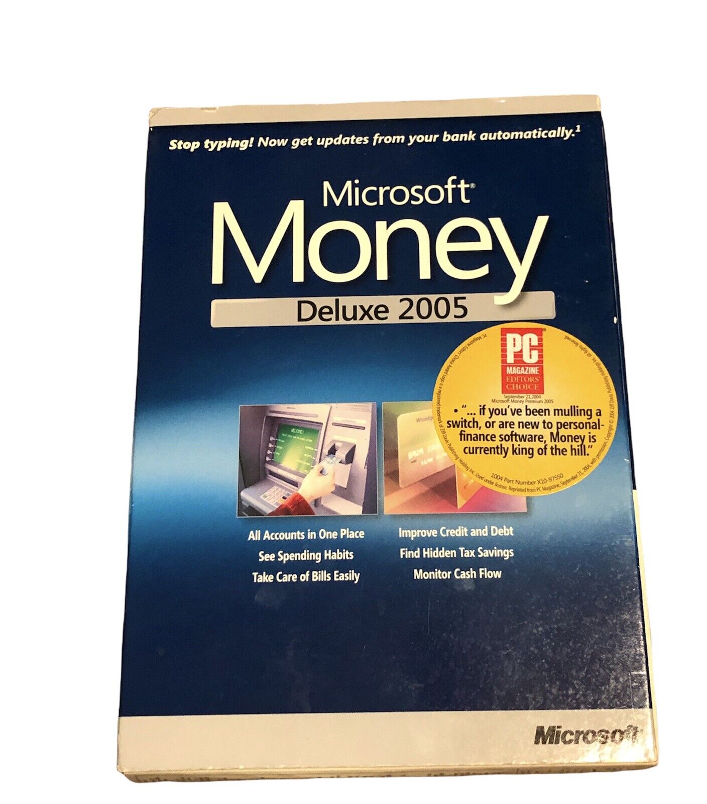 Max 82% OFF Microsoft Money Deluxe 2005 High order PC New Windows Brand