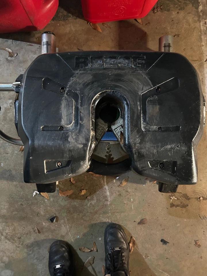 Enganche de quinta rueda con tubo redondo deslizante 20.000 GTW Foto 2 de 3