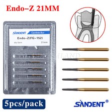 Dental Endodontic ENDO-Z Tungsten Carbide Burs FG Round Bur High Speed 21mm