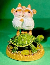 Wee Forest Folk TD-2 TURTLE DOVES. Limited To 750. Signed & Numbered By Willy!
