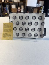 Out of Print Edgar Allan Poe New York Canvas Zipper Pouch Bag NWT Made In USA