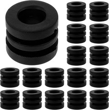 16Pcs Foosball Table Bumpers, Rubber Rod Washers Replacement Parts 