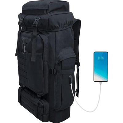 Wanderrucksack 80L  Molle Camping Rucksack Herren Damen Trekking