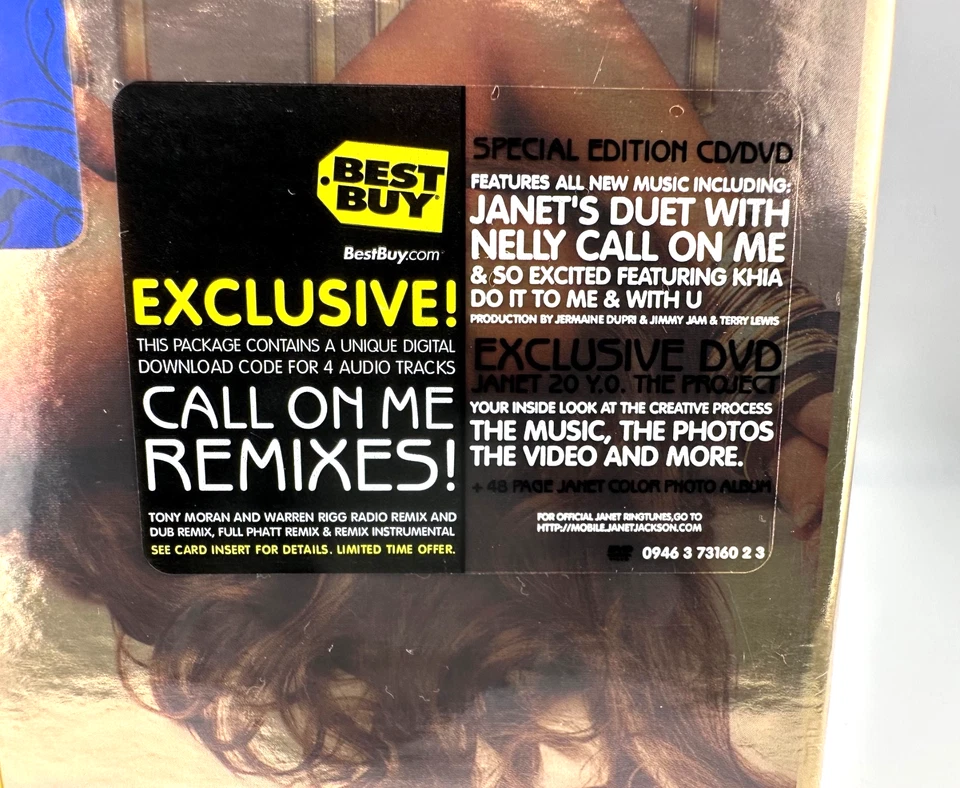 20 Y.O. by Janet Jackson [ NEW Special Collector's Ed. CD BOX DVD Booklet Hype ] - Image 2 of 4