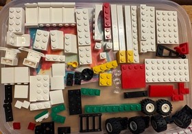 Lego CiTY - 60117 Van & Caravan complete parts, missing 2 stickers w instruction