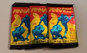 (3) 1994 Pinnacle Football Packs - Hobby