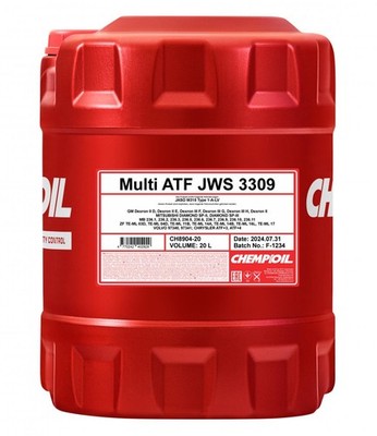 CHEMPIOIL Getriebeöl Automatikgetriebe CH8904 Multi ATF 20 Liter