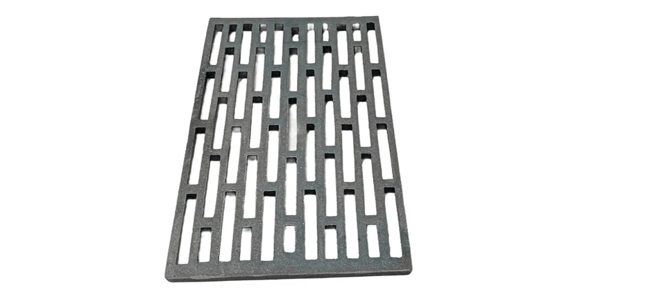 FONDERIA BONGIOVANNI Griglia in ghisa per camino stufa barbecue 45x28x1,7 cm