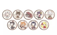 Badgepins set of 9 types Bungo Stray Dogs can badge 09. Cat ver. Graph Art