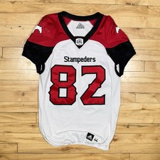 Juwan Brescacin Calgary Stampeders Game Worn CFL Football Jerse Size 44
