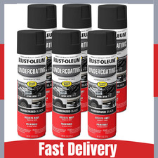 Rust-oleum 248657 2 6 Pk Stops Rust Undercoating Spray 15 Oz Rubberized Black Rust-oleum 248657 2 6 Pk Stops Rust Undercoating Spray 15 Oz Rubberized Black