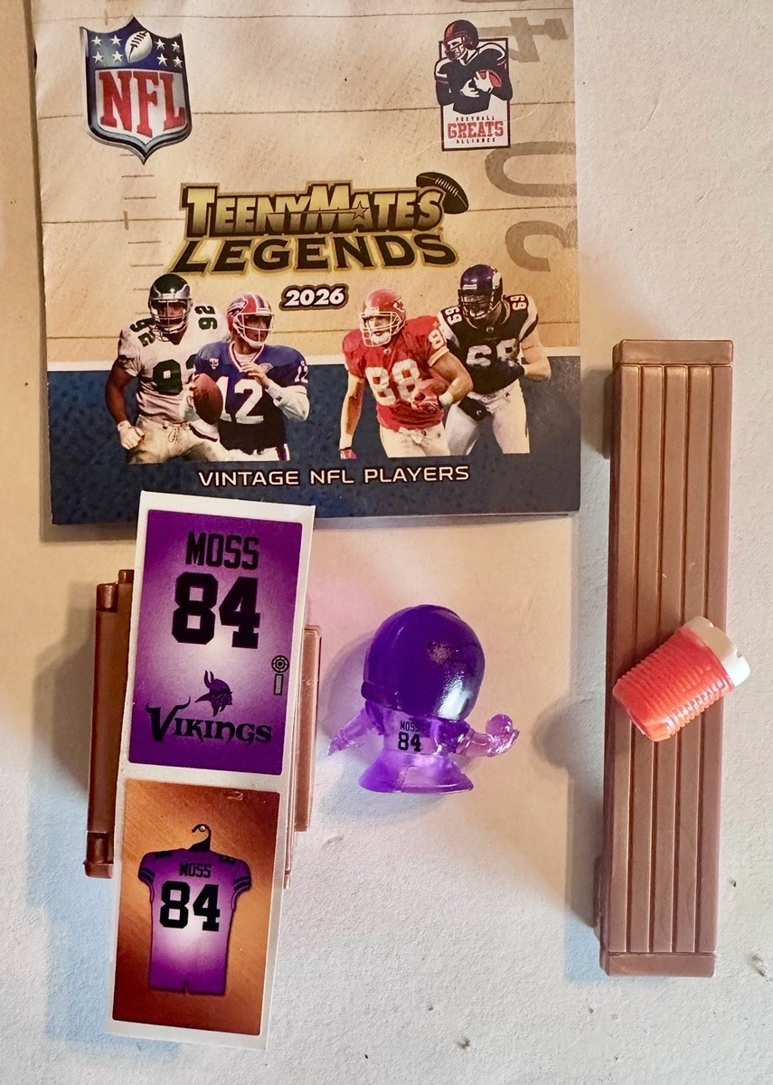 NFL LEGENDS TeenyMates Series 4 Randy Moss Minnesota W/Locker
