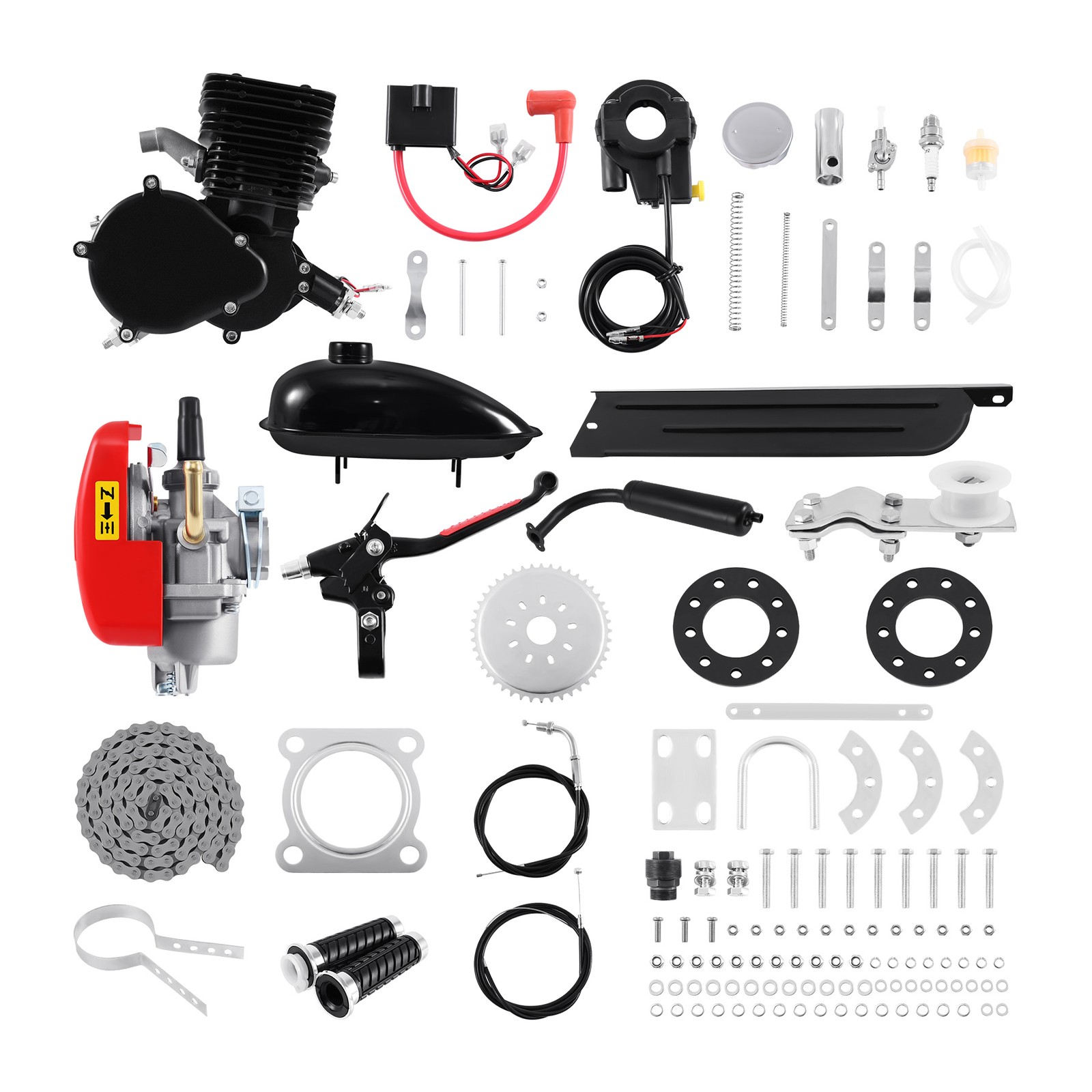 Motor Kit 2 Stroke Bike Motorized Petrol Gas Engine Set Used