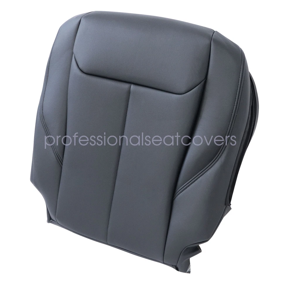 Capa de assento de couro preta 2012-2018 compatível com BMW F30 320i 330i parte inferior lateral do motorista - Imagem 3 de 4