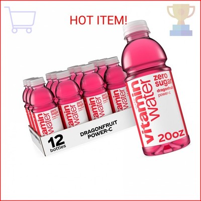 Vitaminwater Zero Power-c, Dragonfruit Flavored, Electrolyte Enhanced Bottled Wa