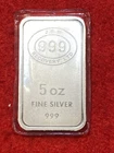 5 oz Silver Bar - Recovery Ltd  .999 Fine