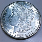 1889-S Morgan Silver Dollar Beautiful AU/BU Coin Rare Date