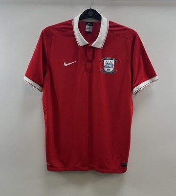 Preston North End Training/Muster Fußballtrikot 2014/16 Erwachsene Large Nike I408
