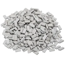Miniature Bricks Clay Mini Wall Brick for Model Building Grey 400PCS Scale 1/16