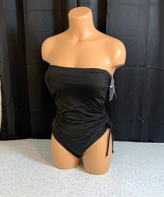 Victoria's Secret Swim Essential Ruched One-Piece Swimsuit Strapless or Halter