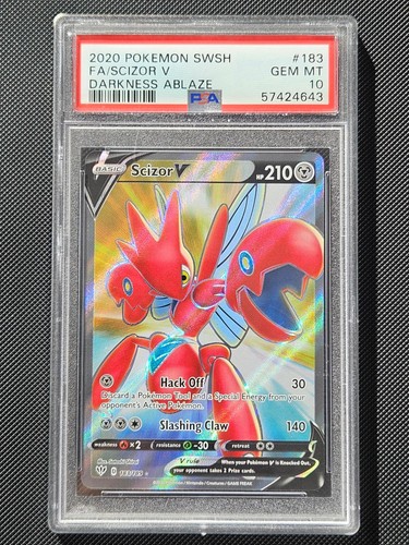 Scizor V graded PSA 10 for sale on eBay