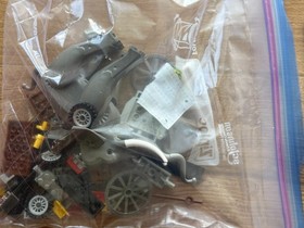 Lego 7414 Elephant Caravan w/cards + Manual, 2 pieces missing Excellent