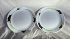Vintage SET OF TWO  Corelle Dinnerware BLACK ORCHID 10.25" Dinner Plate — photo 1