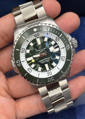 Breitling SuperOcean Automatic 46, Green Camo E10379