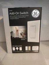 GE EZ ADD-ON Switch ZW2004 GE Smart Control Sealed New Paddle Switch