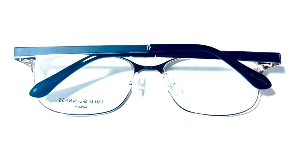 LULU GUINNESS L218 NEGRO NUEVO AUTÉNTICO DISEÑO MARCOS DE GAFAS 56-17-140 Foto 2 de 4