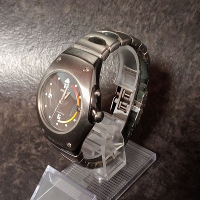 SEIKO Kinetic Arctura 5M42-0E30 Jorg Hysek 90s Watch Working Rare
