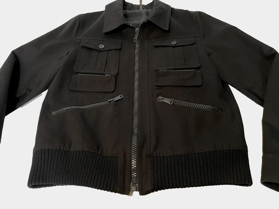 Chaqueta para hombre Dior Homme talla 50 L 2006 Hedi Slimane militar negra Foto 4 de 4