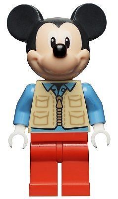 LEGO Disney Mickey Mouse Tan Safari Vest Minifigure from 10777