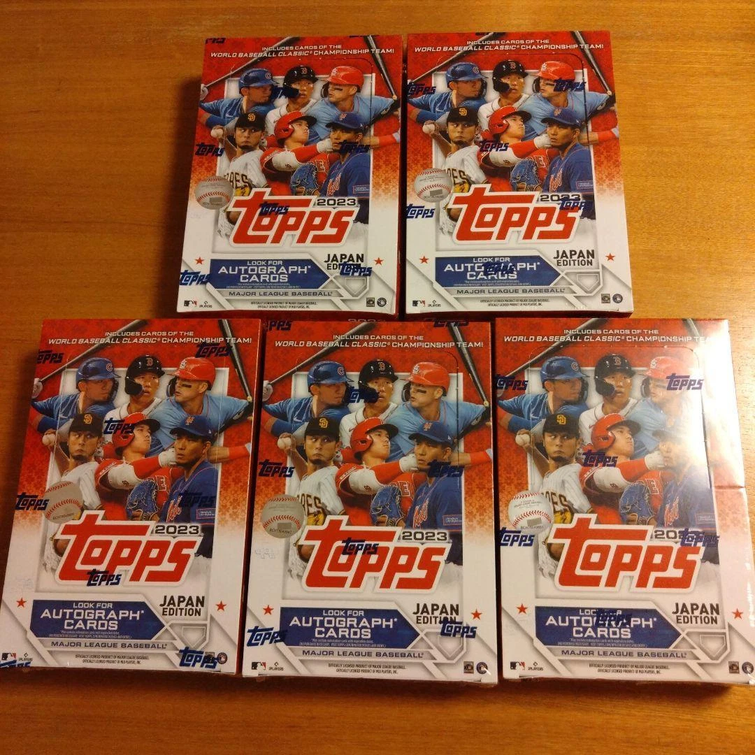 2023 Topps MLB Baseball JAPAN SPECIAL EDITION Lot of 5 Box Factory 