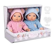My First Tiny Treasures Beary Cute Snuggle Twin Baby Dolls