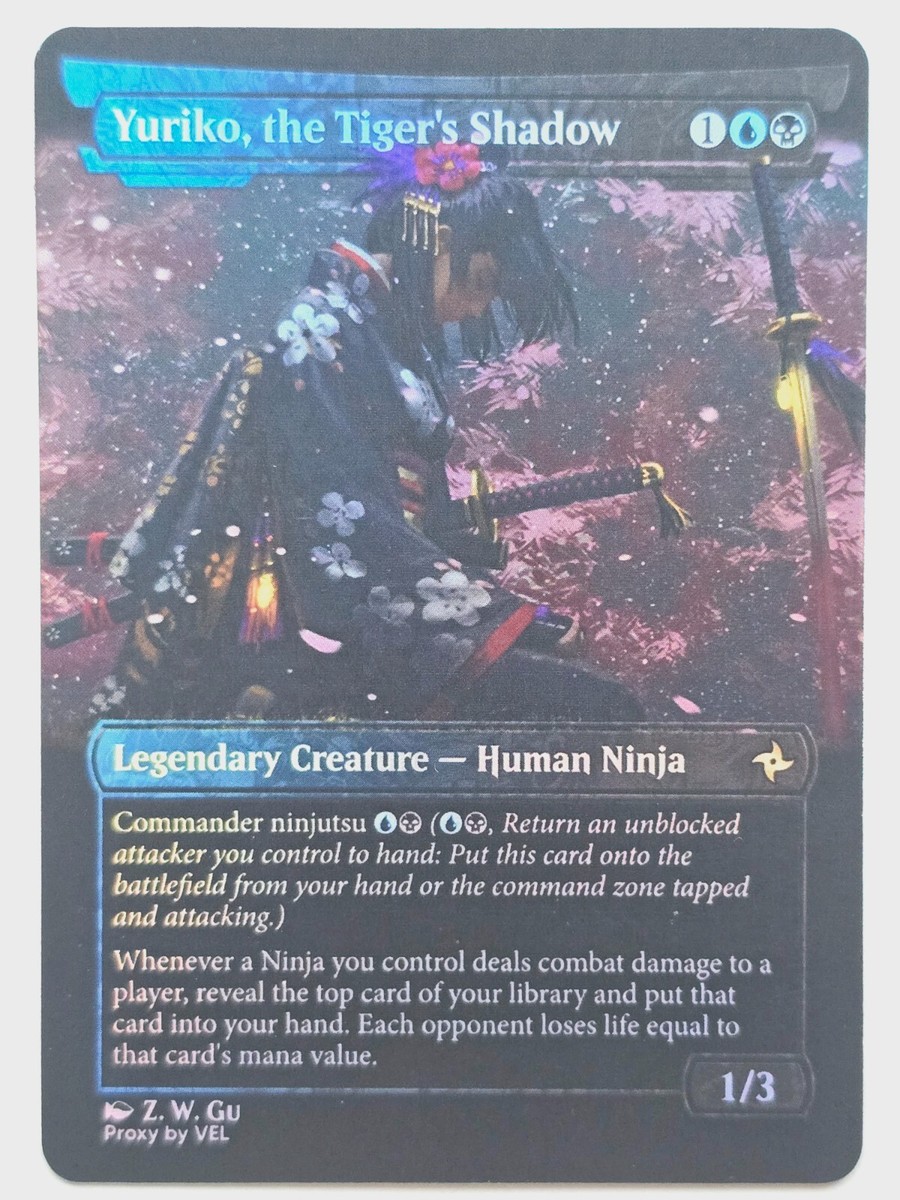 Waifu style Yuriko, the Tiger's Shadow 05 Foil-Altered Art