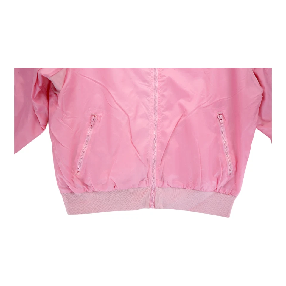 Chaqueta deportiva Silver Fox By Rainbow para mujer de nailon rosa, talla grande - cremallera completa Foto 2 de 4