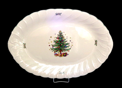 Servierplatte NIKKO Porzellan JAPAN Happy Holidays 50,5 x 34,5 cm bitte lesen
