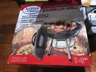 Alpine Cuisine 14" PORTABLE Charcoal Barbecue BBQ GRILL Heavy Steel NEW in Box