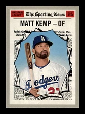 2019 Topps Heritage #366 Matt Kemp Los Angeles Dodgers
