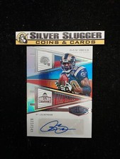 2023 Isaac Bruce Panini Plates & Patches All Hall Auto /149 #AH-IB St. Louis Ram